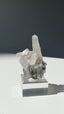 Pink Fluorite On Quartz, Huanggangliang Mine, Inner Mongolia, China