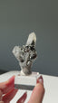Pink Fluorite On Quartz, Huanggangliang Mine, Inner Mongolia, China