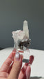 Pink Fluorite On Quartz, Huanggangliang Mine, Inner Mongolia, China